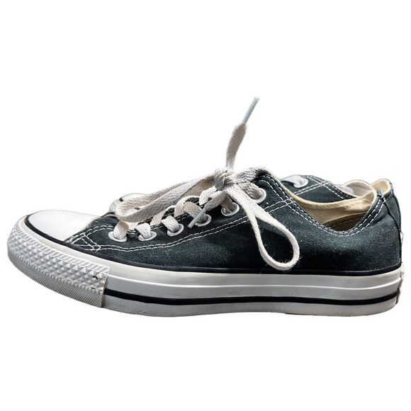 Converse Chuck Taylor‎ All Star Black Low Top Shoes Size M 5 W 7 - Picture 1 of 6